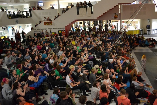 Open Stage audience, photo courtesy of Rainbow Making